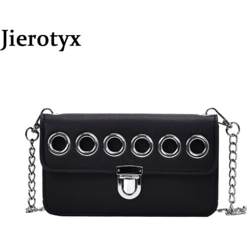 JIEROTYX High Quality PU Leather Handbags For Women Casual Small Totes Trendy Chic Solid Female Messenger Shoulder Bags 2020 New