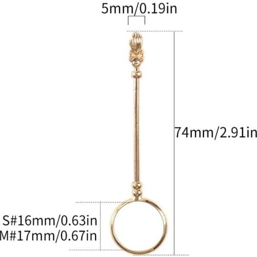 Creative Zinc Alloy Cigarette Holder Cigarette Tobacco Finger Ring Hand Rack Smoking Clip Cigarette Smoking Accessories