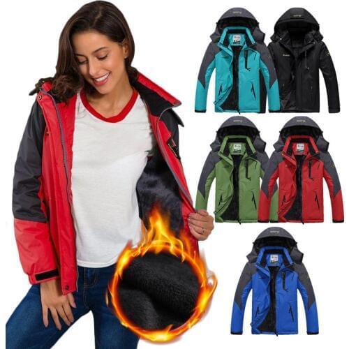 2019 Mens Winter Inner Fleece Waterproof Jacket Outdoor Sport Warm Brand Women Coat Hiking Camping Trekking Skiing Male Jackets