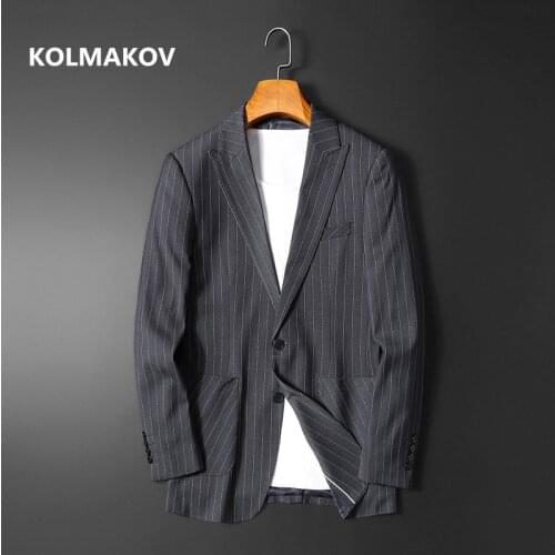 2021 new arrival stripe blazer men high quality smart casual suits men,mens casual blazers,mens jacket size S-5XL