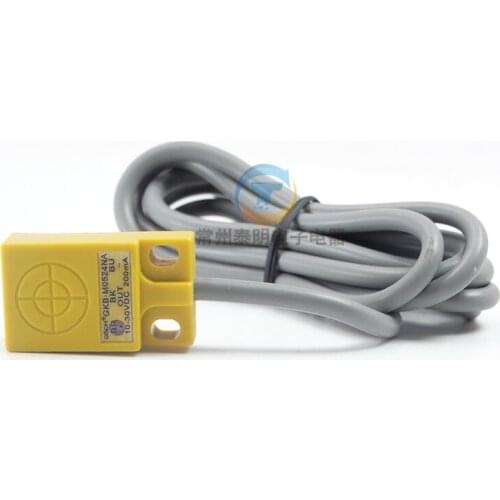 OMCH square proximity switch GKB-M0524NA three wire NPN normally open 24V sensor inductive probe 5mm