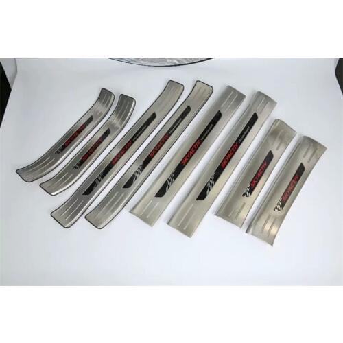 Door Sill Scuff Plate Welcome Pedal Cover Stainless Steel Car Styling Accessories Trim For Mazda CX-5 CX5 CX 5 2017 2018 2019