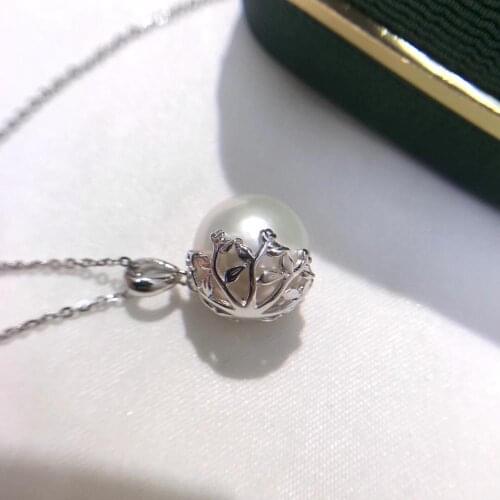 Cheap Hot 925 Sterling Silver Pendant Base Settings Mountings Findings Parts for Pearl Crystal Jade Agate 5pcs/lot