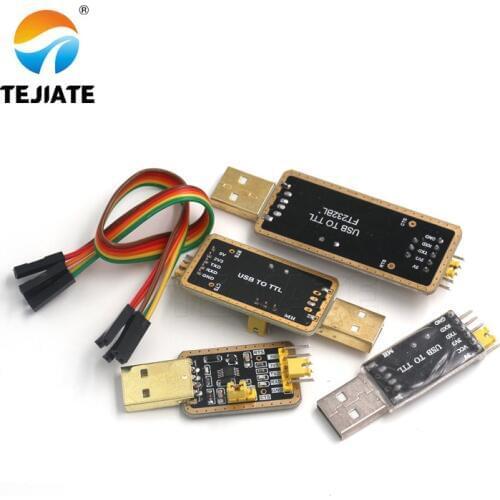 1PCS CH340G FT232BL-RL CH340E Reflesh Module Serial-port-USB To TTL Transform Modular Unit STC Download Wire Gold-colour Type