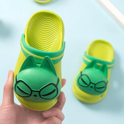 Hot Baby Girls Boys Slippers Water Children Flip Flops Barefoot Child Cute Cartoon Shoes Swimming Indoor Beach Slippers for Kids