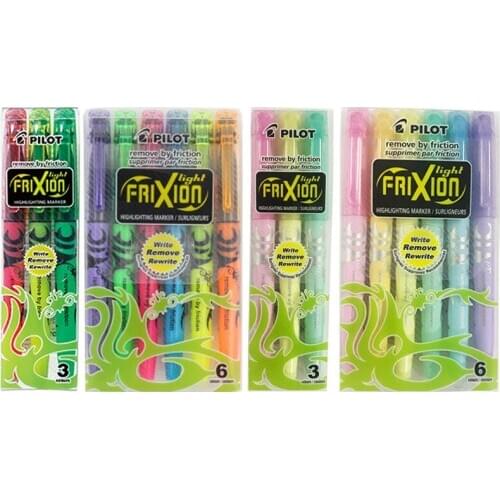 Erasable highlighter 3/6colors set SW-FL light-colored watercolor marker marker 12 colors do not hurt the eyes
