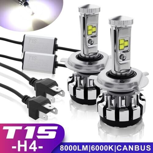 Pair H4 9003 HB2 LED Headlight High Power 70W 16000LM Hi/Lo Beam Bulbs 6000K White Car Headlamp Driving Lamp DC/AC 8V-48V