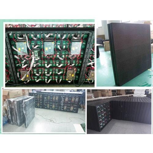 TEEHO custom indoor P6 video screen full color non waterproof simple iron cabinet fixed installation 1/16 or 1/8 scan panel led