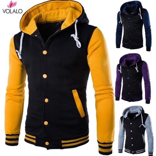 VOLALO Men's Long Jackets