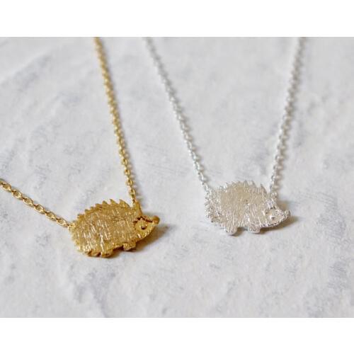 WJZB Fashion little hedgehog necklace