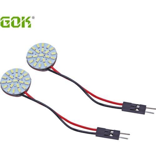 100 set CAR LED Panel led 22SMD 3014 led Auto reading light Car Interior led Dome Light with T10 Festoon Adaptors White Light