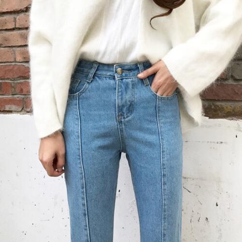 2019 Womens Jeans High Waist Loose Denim Pants Plus Size Woman Fashion Jeans Female Casual Slim Stretch Lady Trousers R233