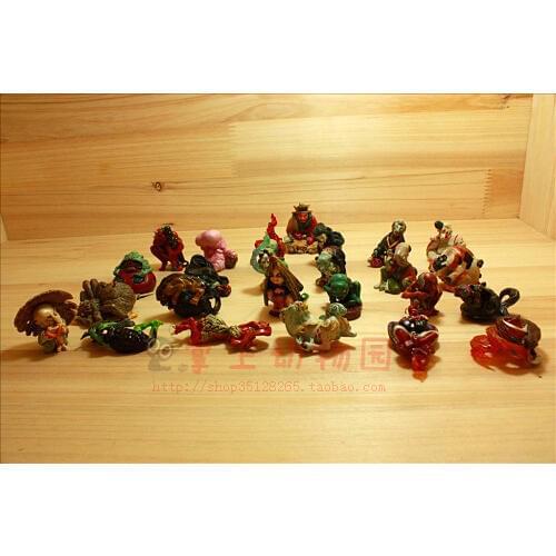 Figure doll ornament hundred of ghost at night 25pcs/set colorful set