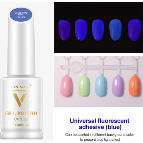 Fluorescent Gel Nail Polish Varnishes Hybrid Nails Glue For Manicure 15ml Semi Permanent Soak off Enamel Gel UV Gel Nail Polish