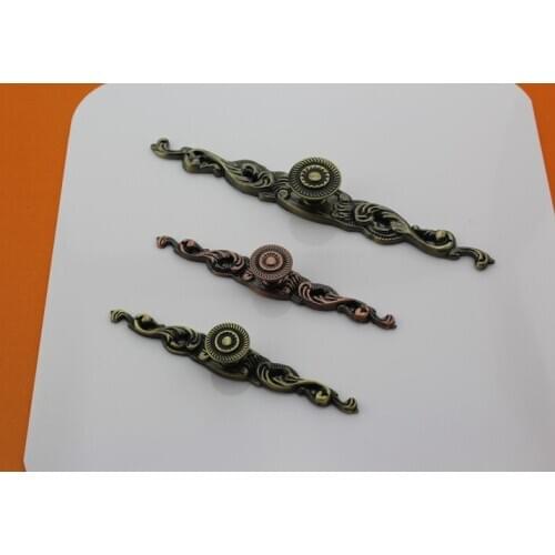[Hardware] Hi Ya European antique door hardware factory direct handle zinc alloy handle cabinet