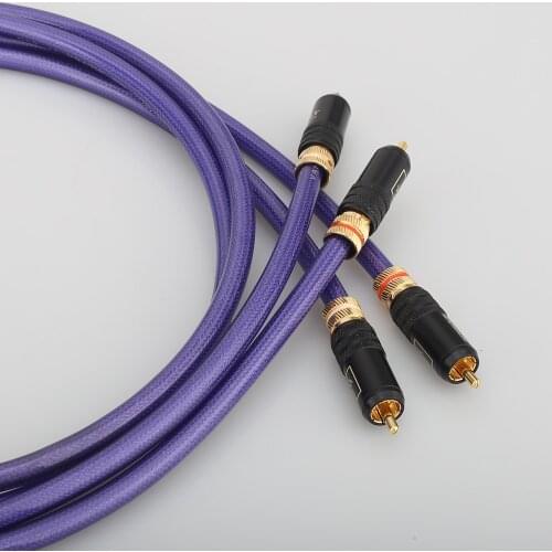HiFi Van Den Hul VDH G5 interconnects cable With Gold Plated RCA Connector
