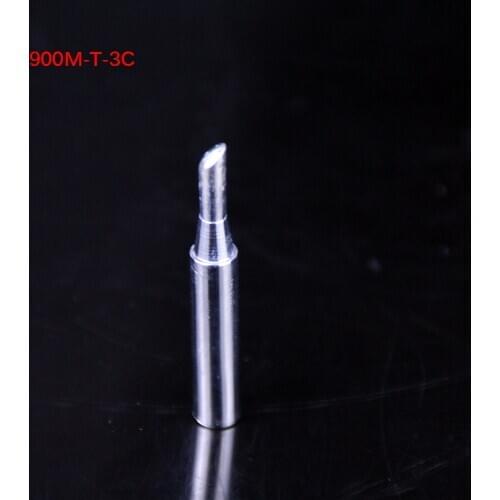 900M-T-3C 10pcs/lot Solder Iron Tips Lead-free Metal Replacement Welding Tip For 936 Soldering Station