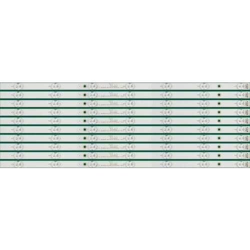 NEW 10pcs/lot 485mm LED Backlight Lamps Strips 7leds for Philips 49PUF6261/T3 GC49D07-ZC21FG-01 303GC490031 GC490M06