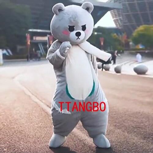 New Hot Teddy Bear Mascot Costume Cosplay Anime Costumes For Christmas And Halloween Birthday Party