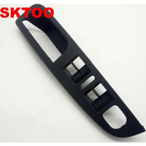 SKTOO Car Window Switch Control Panel Bezel Auto Left Front Door Handle For VW Jetta 2009-2012 Golf 5 Car Styling Accessories