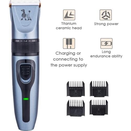 Professional Rechargeable Pet Dogs Hair Trimmer Shaver Electrical Pet Hair Clipper Animal Grooming Clippers Cutting Machine