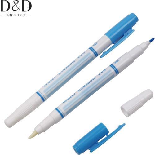 Useful Double Head Air Water Erasable Pen Fabric Marker Water Soluble Automatically Disappear Pen Sewing Tool