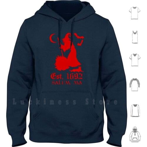 Salem Ma Est. 1692 hoodies Witch Witchy Authentic Traditional Magic Magical Magick