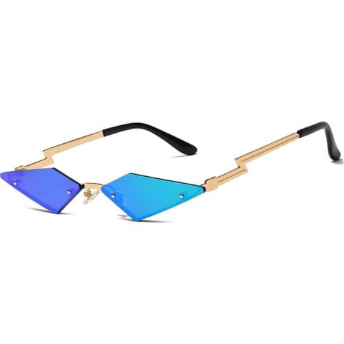 Cateye metal Sunglasses Sexy Colorful Men Women Brand Designer Fashion Sun Glases UV400 Sunglasses Male Female for Women Men