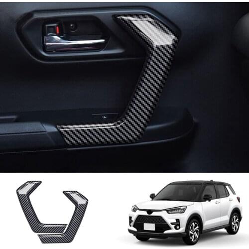 Car Door Inner Handle Panel Door Handle Panel Cover Car Door Inner Handle Panel Frame for Toyota Rise RAIZE 2021