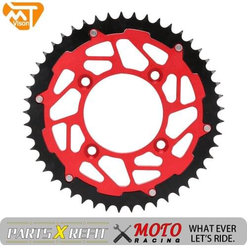 CNC 49T Rear Chain Sprocket For Honda CRF125F FB 2014-2021 CRF100F 2004-2013 XR100R 1985-2003
