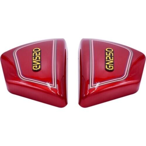 1 Pair Right & Left Frame Side Covers Panels For Suzuki Motorcycle Parts Gn 250 Gn250 Gn250 Motorcycle Parts Red