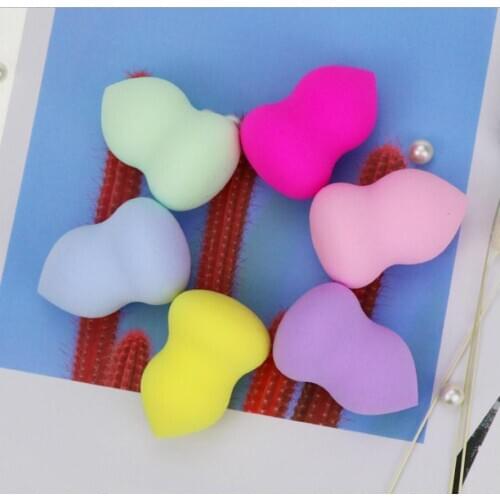 1pc at random color Soft Sponge Puff Blending Gourd Shape Liquid Foundation Base Powder Smooth Puff Cosmeti Make Up Tool T0250