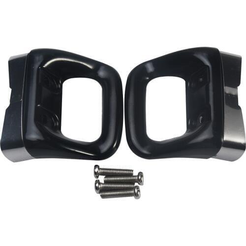 2PCS Pot Handle Pan Side Handles Hole Ergonomic Kitchen Tool Household Replacement Bakelite Grip Black Short Anti Scalding