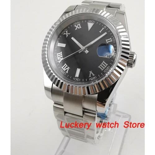 40mm no logo black dial Luminous saphire glass; Automatic movement mens watch-BA47