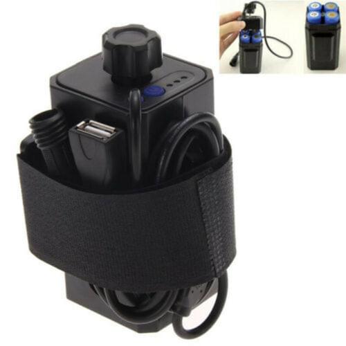 4x 18650 Waterproof Battery Pack Case House Cover For Bicycle Light Bike Lamp 8.4V Battery Pack Cover 3D17