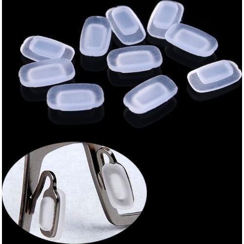 5 Pairs/Lot Inserted Square Silicone Airbag Soft Nose Pads On Glasses Slot Glasses Accessories