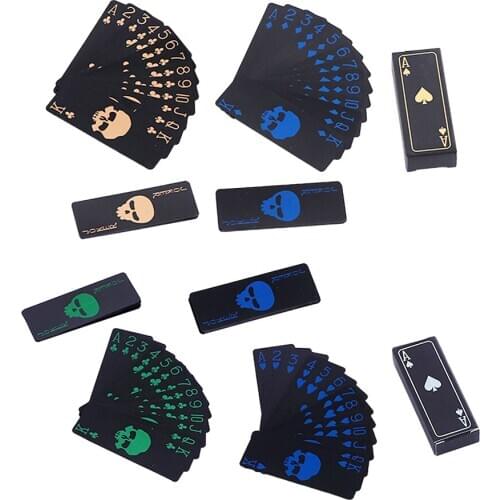 55 Cards/Deck New Creative Slim-Size Waterproof Playing Cards Plastic Deck