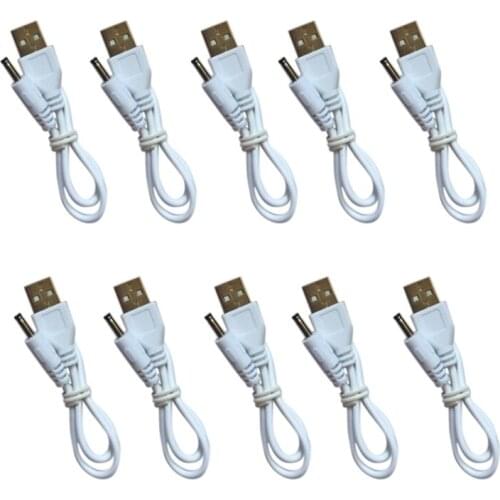 80CM DC Male Plug Power Cable Power Supply 3.5 x 1.35mm Adapter to USB Male Plug Cable DC 3.5 Charging Line