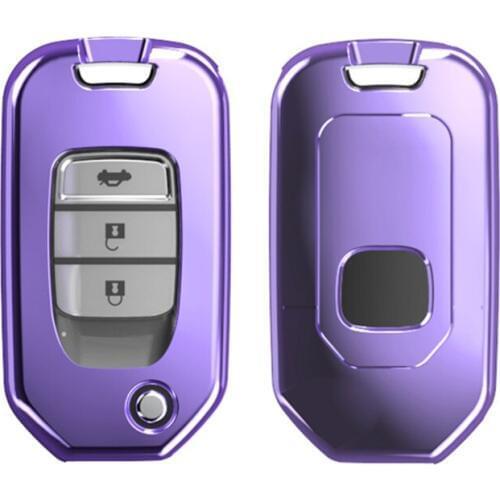 TPU Car Key Cover Case For Honda Flip Folding Key Crv 2019 Element Civic 2019 4d 2016 Forza 300 125 Hrv Fit 2015 Accord 2018