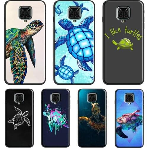 Sea Turtle For Xiaomi Redmi 9 9A 9C 9T K40 Funda For Redmi Note 10 Pro 8T 9S Note 9 8 7 Pro Soft Case