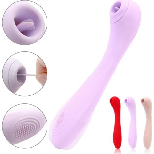 OLO 7 Modes Tongue Licking Dildo Vibrator Sex Toys for Women G-spot Massager Female Masturbator Clitoris Stimulator USB Charging