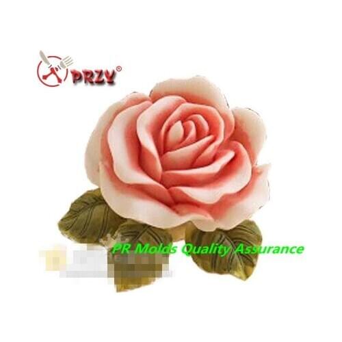 Soap Mold Fondant Cake Decoration Mold High-quality Handmade Soap Mold Modelling Silicon NO.:SO412 Aroma Stone Moulds a Rose