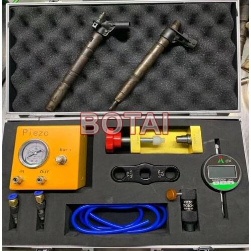 Common rail injector Assembling and disassembling tools and control valve stroke measure seat for bosch piezo injector nozzle