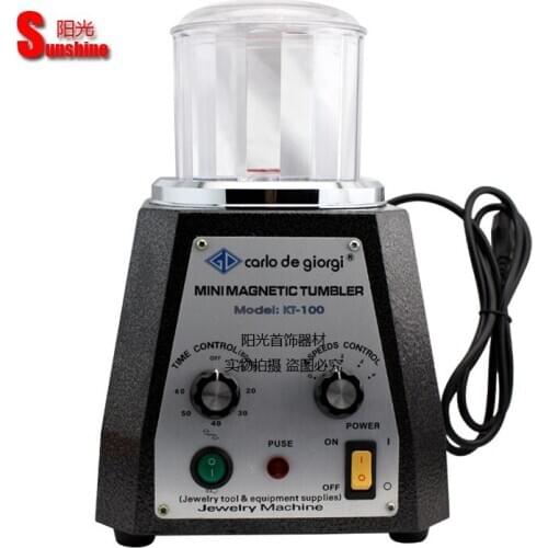 Jewellery making kt130 magnetic tumbler 2500w Jewelry Polisher Super Finishing Machine