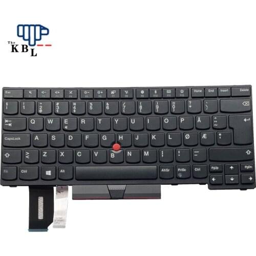 New For Lenovo Thinkpad E480 E490 R480 R490 L490 Norway Language (Black Left&Right Key) Laptop Keyboard SN20P32890 5PE559