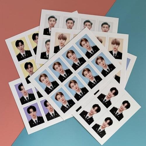 KPOP Bangtan BoysUniform Photo ID Photo One-inch Photo Passport Photo SUGA JIMIN