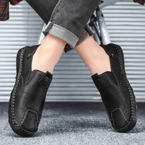 Zapatos Casuales Para Hombre De Cuero Mens Casual Shoes Hot Sale Leather For Men Sport Man Causal Sports Mens Sneakers