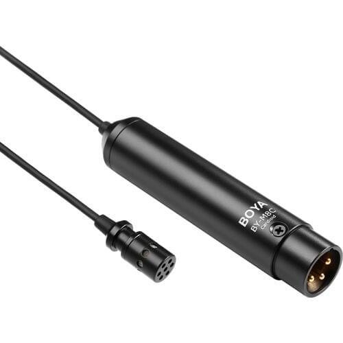 BOYA BY-M8C Lavalier Microphone Professional Clip-on Mic w/ Lapel Clip Foam Windscreen For Camcorders Audio Recorders