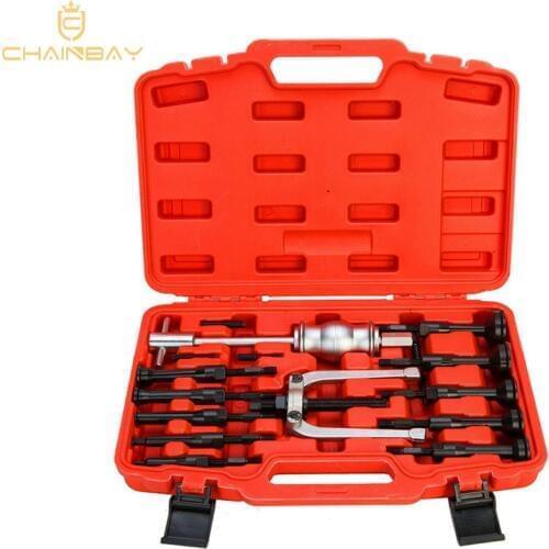 Blind Inner Puller Bearing Puller Hole Remover Extractor Set Puller Wheel Bearing Removal Tool Slide Hammer Tool Kit