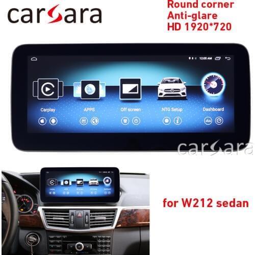 W212 touch screen round corner HD 1920 anti-glare head unit radio 10-15 E250 E300 10.25" GPS Navigation multimedia player